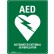 AED Defibrillator Sign Metal 450 x 600mm