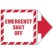 Add-An Arrow Lockout Labels - Emergency Shut Off