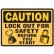 Arc Flash & Lockout Labels - Lock Out For Safety Before You Start