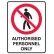 Authorised Personnel Only - Ultra Tuff Signs