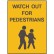 Car Park Station Signs - Watch Out For Pedestrians