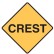 Crest Sign 600x600mm C2 Ref Aluminium