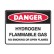 Hydrogen Flammable Gas No Smoking Or Open Flames