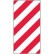 Fire Equipment Signs - Red & White Diagonal Stripe