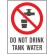 Do Not Drink Tank Water