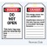 Lockout Tags - Danger Do Not Open - Reverse Side #1