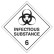 Dangerous Goods Labels & Placards - Infectious Substance 6