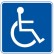 Disabled Symbol Access Sign