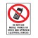 Do Not Use Mobile Phones Or Other No Approved Electrical Devices