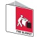 Double Sided Sign Fire Blanket 225 x255mm Polypropylene