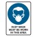 Dust Mask Must Be Worn In This Area Labels
