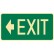 Exit & Evacuation Signs - Exit Arrow Left