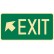Exit & Evacuation Signs - Exit Arrow Up Diagonal Left