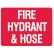 Fire Equipment Signs - Fire Hydrant & Hose