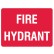 Fire Equipment Signs - Fire Hydrant
