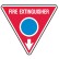 Fire Equipment Triangle Signs - Fire Extinguisher Arrow Down Blue