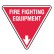 Fire Equipment Triangle Signs - Fire Fighting Equipement