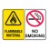 Flammable Material / No Smoking