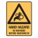 Hand Hazard De-Energise Before Reaching In Labels