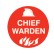 Hard Hat Speacialy Emblems - Chief Warden