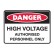 High Voltage Authorised Personnel Only