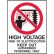 High Voltage Risk Of Electrocution Keep Out Authorised Personnel Only
