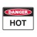 Hot - Danger Sign