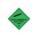 Dangerous Goods Labels & Placards - Non Flamable Non Toxic (Black & Green)