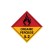Dangerous Goods Labels & Placards - Organic Peroxide 5.2 (Black)