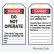 Lockout Tags - Danger Do Not Operate - Reverse Side #1