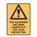 Lockout Signs - This Equipment Has Been Lockout Out For Your Protection