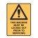 Lockout Signs - This Machine Must Be Locked Out Prior To Servicing W/Picto