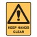 Keep Hands Clear Labels