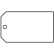 Material Control Tags - Blank White 76 x 146mm Pk25
