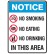 No Smoking, No Eating, No Drinking In This Area