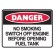 No Smoking Switch Off Engine Before Opening Fuel Tank
