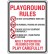 Playground Rules