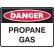 Danger Propane Labels