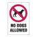 Park And Playground Sign - No Dogs Allowed
