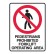 Pedestrians Prohibited Forklift Operating Area