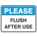 Please Flush After Use 350x225 Poly