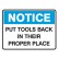 Put Tools Back In Their Proper Place