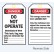 Lockout Tags - Danger Do Not Operate (Electricians At Work) - Reverse Side #2