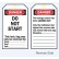 Lockout Tags - Danger Do Not Start - Reverse Side #2