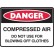 Compressed Air Do Not Use For Blowing Off Clothes