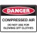 Compressed Air Do Not Use For Blowing Off Clothes