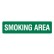 Smoking Area - Mini Sign