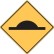 Speed Hump Sign 600x600mm C2 Ref Aluminium