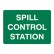 Spill Control Station Sign 450x300 Poly