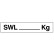 Vehicle & Truck Id Sign SWL____KG Self Adhesive Outdoor Vinyl